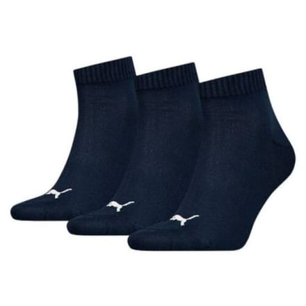 Unisex quarter sokken 3 paar – Navy – 35-38