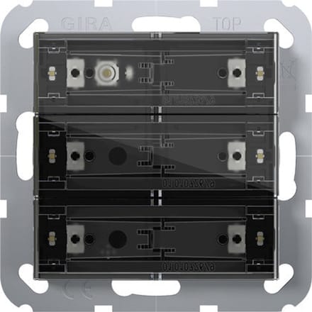 KNX Systeem 55 3-Gang Drukknopsensor Standaard - 501300