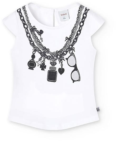 Boboli 728445 Mouwloos T-shirt Wit 10 Years Meisjes