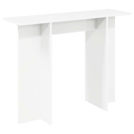 vidaXL - Wandtafel - Wit - 100 - x - 30 - x - 75 - cm - Bewerkt - hout