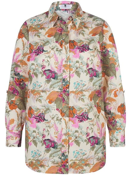 Lange blouse Van Anna Aura beige