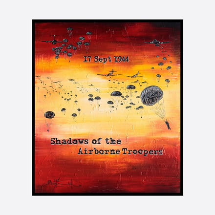 Zeefdruk Airborne Collection - Shadows of the Airborne Troopers