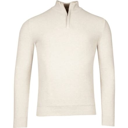 Baileys Trui Half Zip Structure Knit Zip Collar Kitt Melange / male