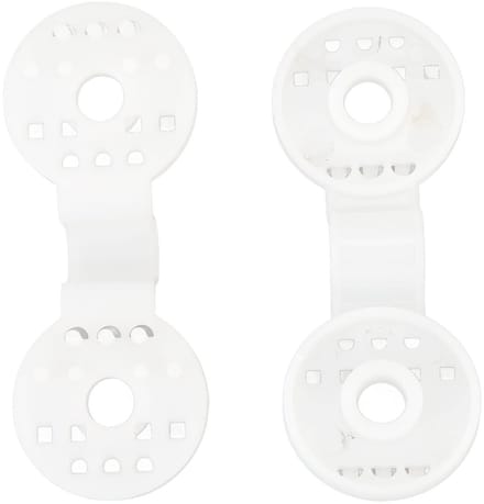 Dailygoods - 100 Stuks Plastic Clips voor Schaduwdoek en Vogelnetten