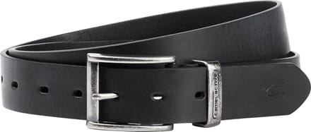 camel active Riem van hoge kwaliteit leer - Maat menswear-S - Zwart