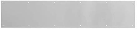 Deurtrapplaat 15,2 x 86,4 cm - Nikkel Gesatineerd