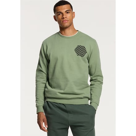 Shiwi Hammam Tile Sweater Hedge Green Größe: M | Pullover Outlet | Herren | Grün