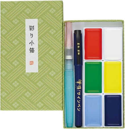 Kuretake Gansai Tambi MC23-25, 6 kleuren set