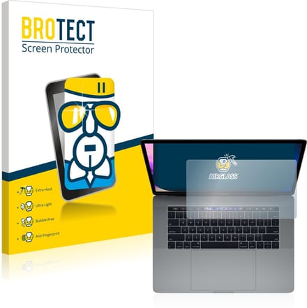 Screenprotector voor Apple MacBook Pro 15" 2019 (Touch Trackpad) Beschermglas transparant