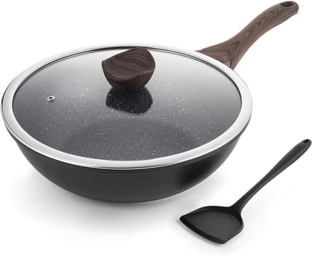 CLGP® Inductie Wokpan Met Deksel - Wokpan