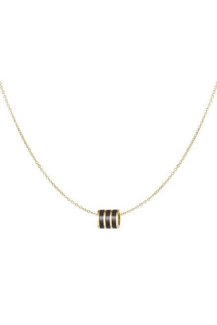 Goudkleurige Ketting Bedel - Zwart/Goud