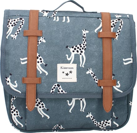 Kidzroom Stories Schoolrugzak - Blauw - Giraf