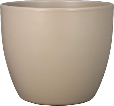 Bloempot Artevasi - Boule Mat - Ø 7,5 x H 6 cm - Mat taupe