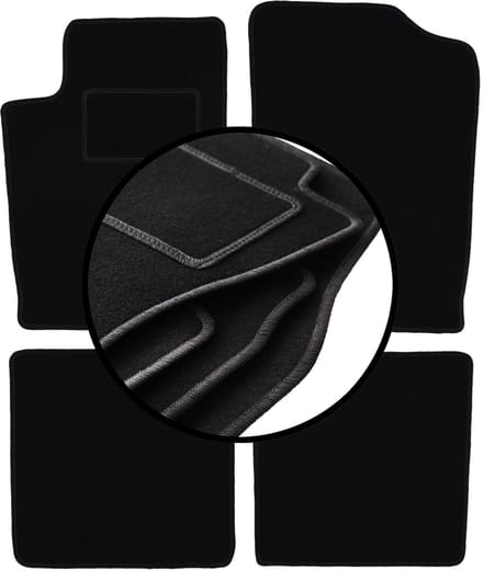 Complete set veloursmatten voor: Citroen Xsara break, stationwagen, hatchback (1997-2006)