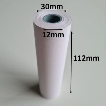 Thermorol 112x30x12 mm wit BPA-vrij - per 50 rollen