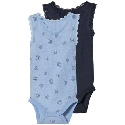 LUPILU Baby rompertjes (Donkerblauw/blauw, 62/68)