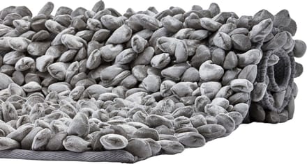Aquanova Rocca - Badmat - 60x100 cm - Zilvergrijs