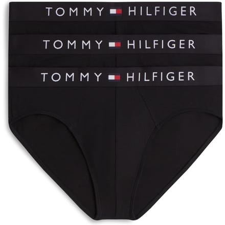 Tommy Hilfiger 3-pack Brief Black/black/black Größe: M | Unterhosen Outlet | Herren | Schwarz