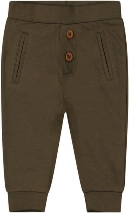 Dirkje - Broek - Faded - Green - Bio - Cotton - Maat 74