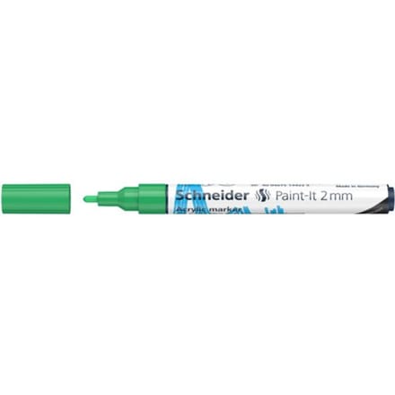 Schneider acrylmarker - Paint-It 310 - lijnbreedte 2mm - groen - S-120104