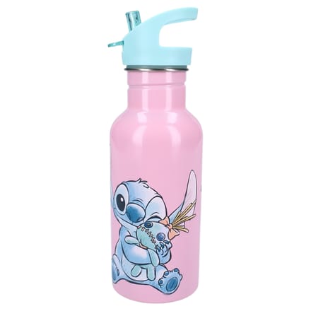Vadobag Lilo & Stitch Drinkfles en Schoolbeker - Roze - Stainless Steel - 500 ml