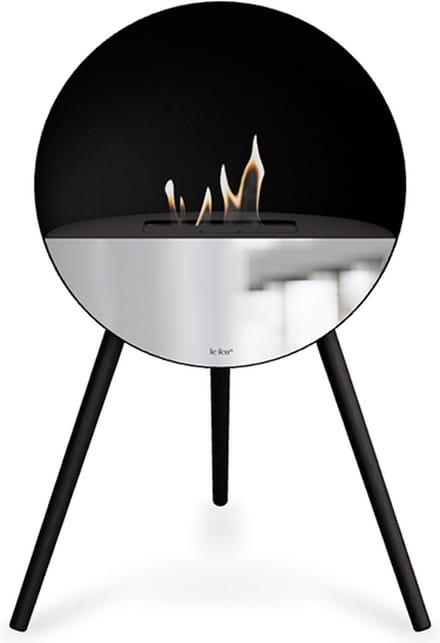 Le Feu Eye - Black/Black/Mirror Glass/Black - 48cm