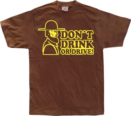 Hybris D „on T Drink Or Drive“-T-shirt SH-1-10769-LFH2-4