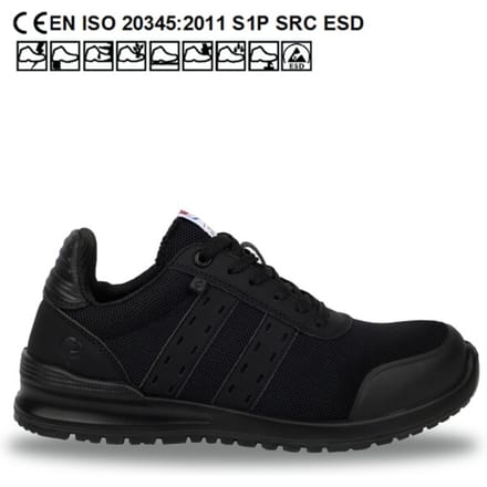 Quick Schoen Sprint Dark QS0561 S1P - Zwart - 46