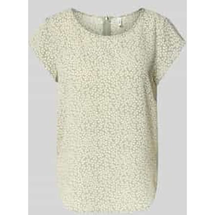 Relaxed fit blouseshirt in crêpe-uitvoering Model 'VIC'
