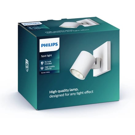 Philips myLiving Runner wandspot GU10 1-lamp wit