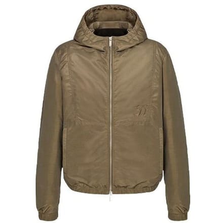 Dior x Kenny Scharf geborduurd logo capuchonjack