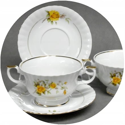 Malcer Porseleinen Bouillonkop 400ml - Iwona Decor 097