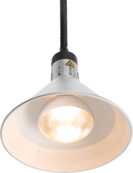 HENDI Verstelbare warmtelamp – conisch ontwerp – zwart – 230V/250W – ⌀275x(H)250mm