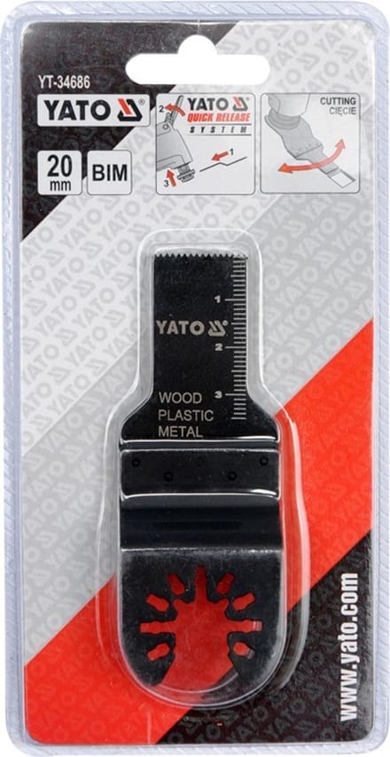 Yato Quick Release System - Invalzaagblad - Metaal/Hout - Oscillerend Gereedschap