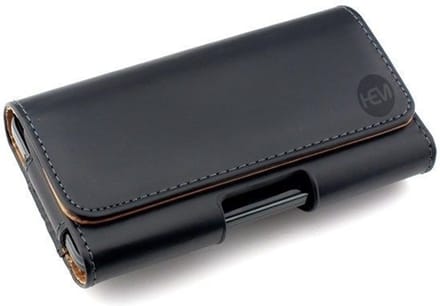 HEM Broekriem hoesje - Geschikt voor iPhone 14 Pro Max - Zwart