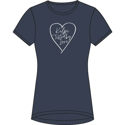 Meisjes katoenen t-shirt kilpi albion-jg blauw 110