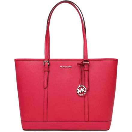 Michael Kors Jet Set Travel Grote Schoudertas Rood