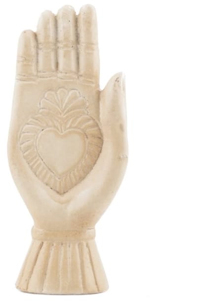 Aardewerk ornament chakra 7,5x4x17,5cm