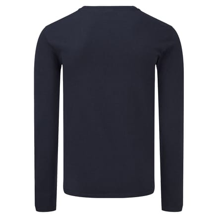 Fruit of the Loom Heren Iconic T-shirt met lange mouwen (Deep Navy)