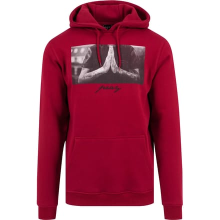 Mister Tee - Pray Hoodie/trui - S - Rood