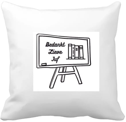 Akyol - bedankt lieve juf Kussen hoes - Juf - juf - leraar - 40 bij 40 cm
