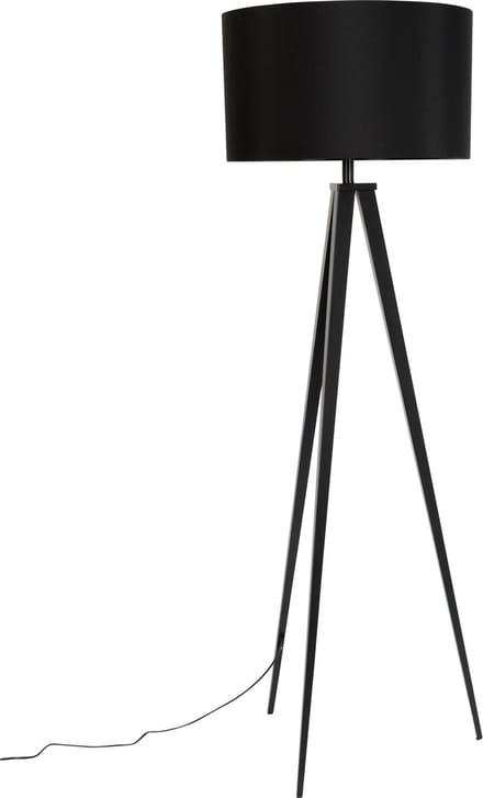 Zuiver Tripod Vloerlamp Met Driepoot Zwart