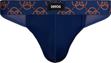 2EROS Himeros Thong Navy Blue - MAAT M - Heren Ondergoed - String voor Man - Mannen Thong