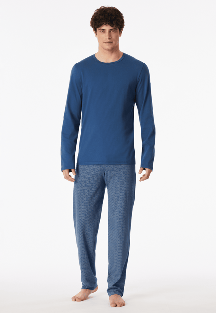 Pyjama lang navy patroon - Casual Essentials 58