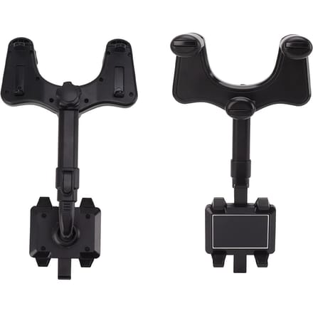 Achteruitkijkspiegel Telefoonhouder Verstelbare Hoek Multifunctionele Gesp Stijl Telefoonbeugel Mount voor black