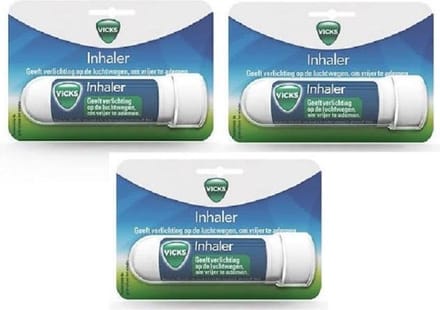 Vicks Inhaler - 3 stuks