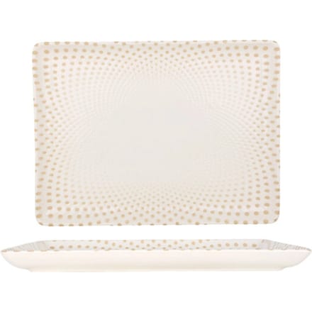 Rinart Serveerschaal - Punto - Porselein - 30x22 cm - set van 2