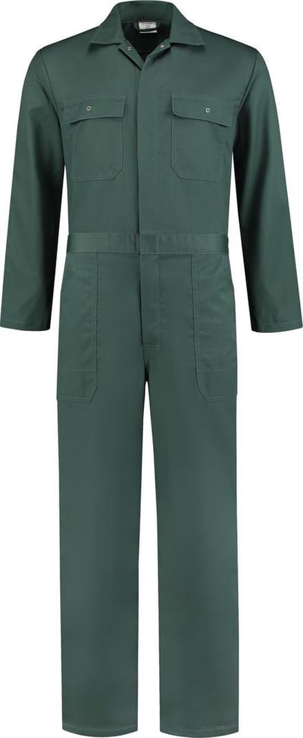Overall polyester/katoen flessengroen maat 68