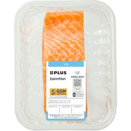 Zalmfilet zonder huid