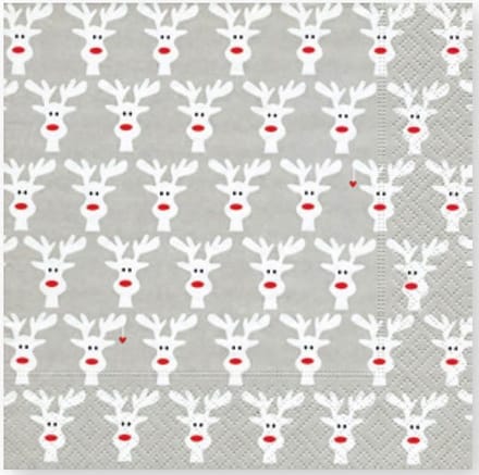 Paper+Design - lunch servetten 33x33cm - Elk parade - 20 stuks